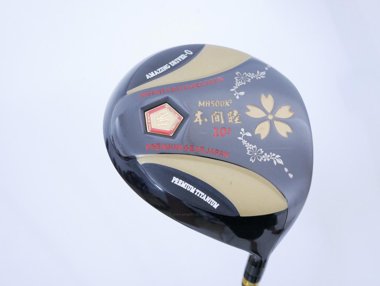 Driver : Other Brand : ไดรเวอร์ Mutsumi Honma MH500X2 (รุ่นปี 2020 หัวขนาด 500cc. หน้าเด้งเกินกฏ) Loft 10.5 Flex R