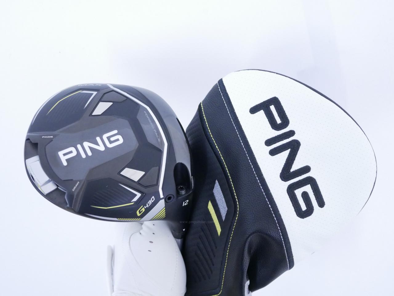 Driver : PING : ไดรเวอร์ Ping G430 Max (รุ่นปี 2023) Loft 12 (ปรับได้) ก้าน Fujikura HL35 Flex R2