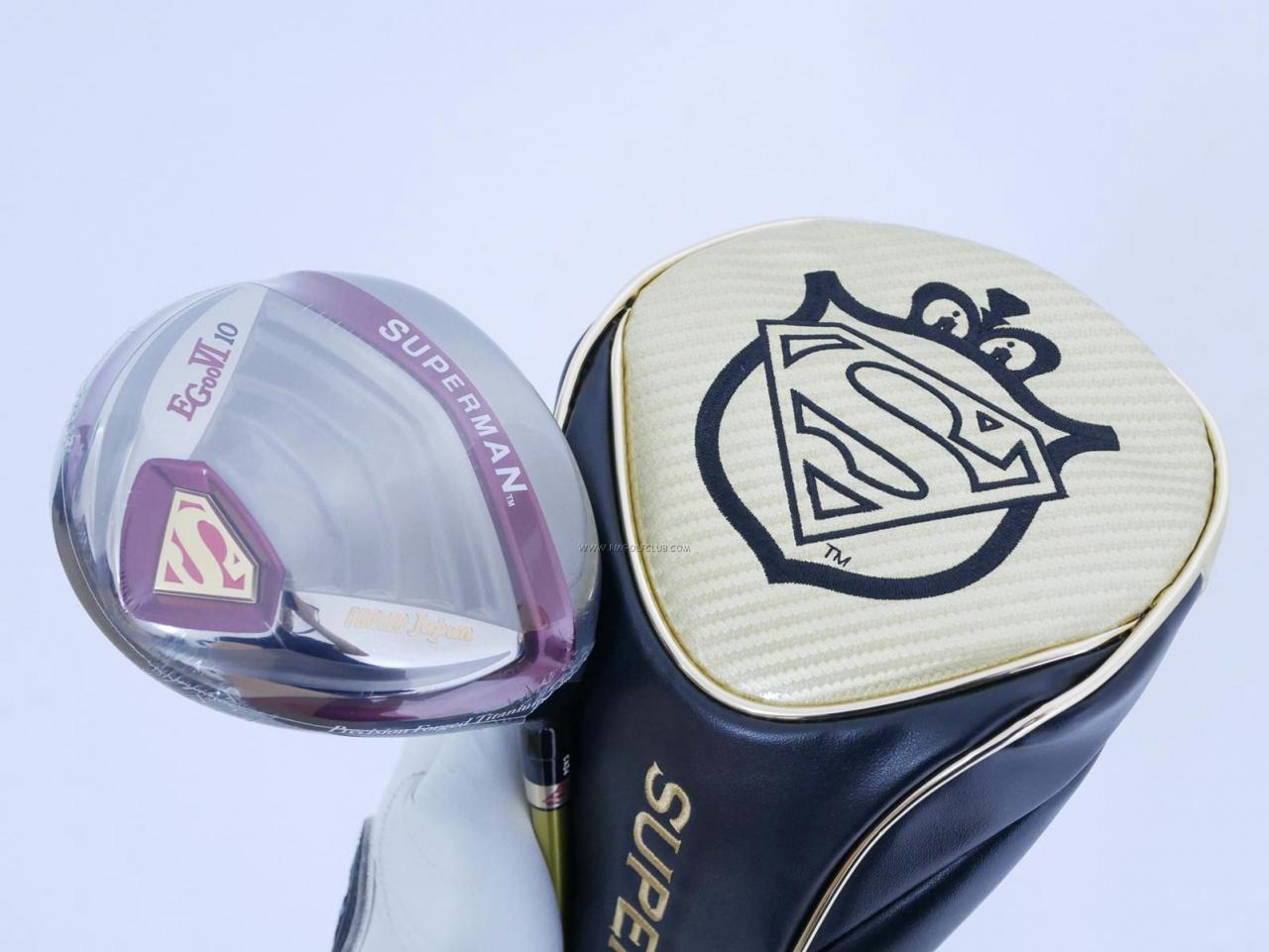 Driver : Superman : **ของใหม่ ยังไม่แกะพลาสติก** ไดรเวอร์ Superman EG006 COR (ปี 2022 ตีไกลมากๆ) Loft 10 ก้าน Big Blue V6 Flex S