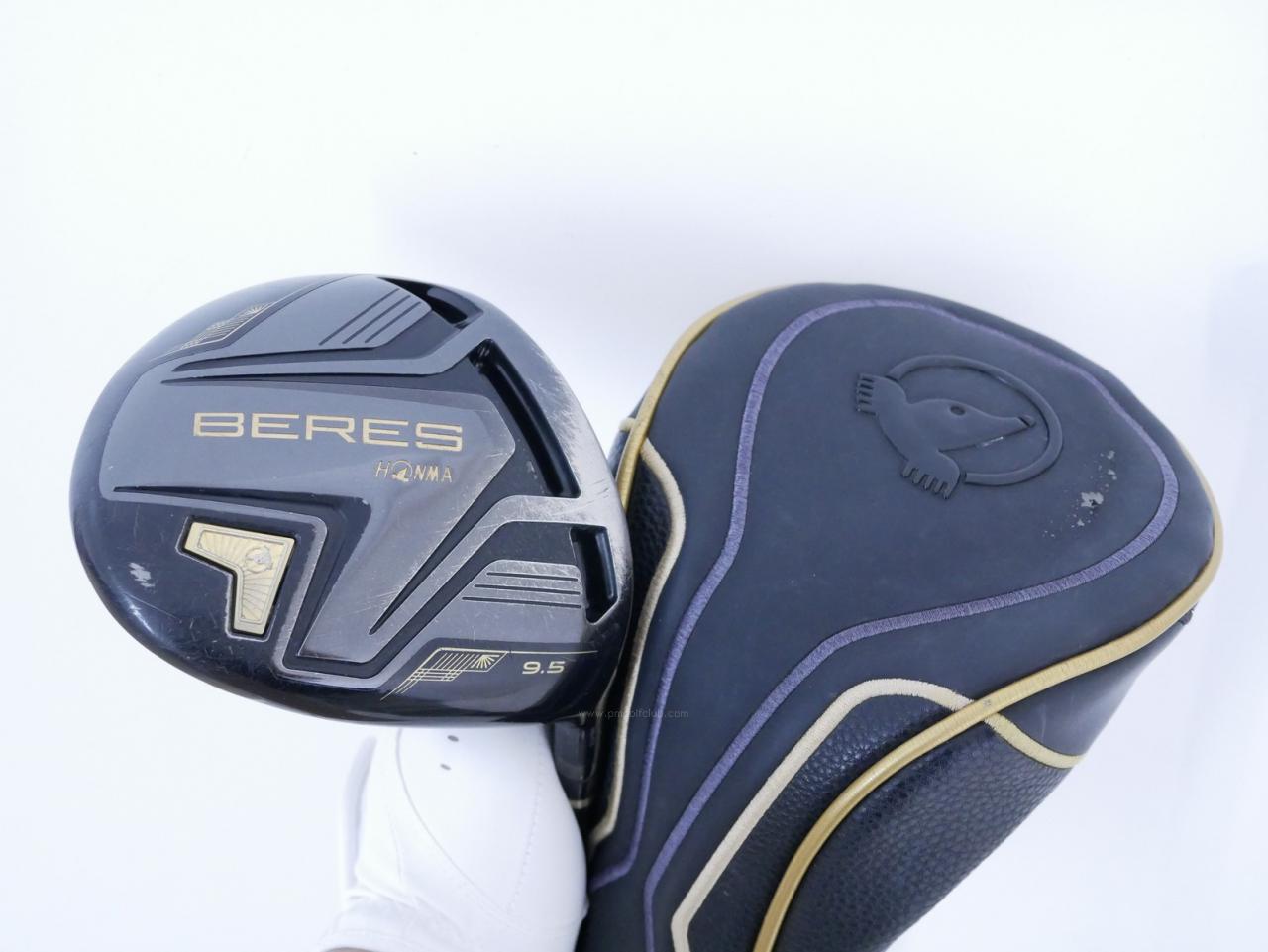 Driver : Honma : **ก้าน 3 ดาว** ไดรเวอร์ Honma Beres Black (รุ่นปี 2023) Loft 9.5 ก้าน Honma ARMRQ MX Flex S (3 ดาว)