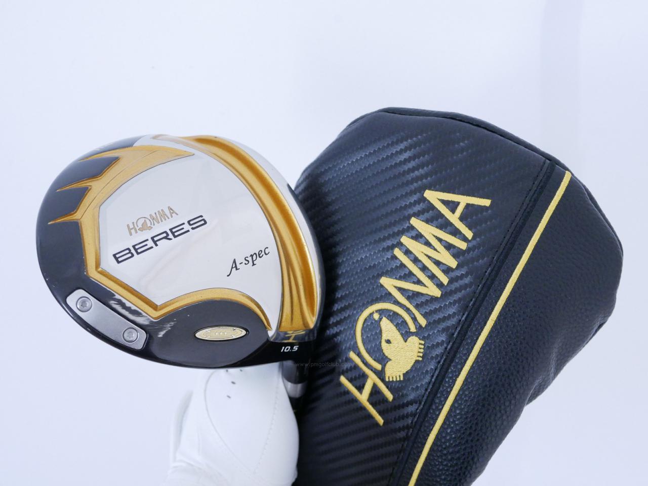 Driver : Honma : **ก้าน 3 ดาว** ไดรเวอร์ Honma Beres A-Spec II (ออกปี 2021 หน้าเด้งเกินกฏ) Loft 10.5 ก้าน ARMRQ A-Spec (47) Flex R (3 ดาว)
