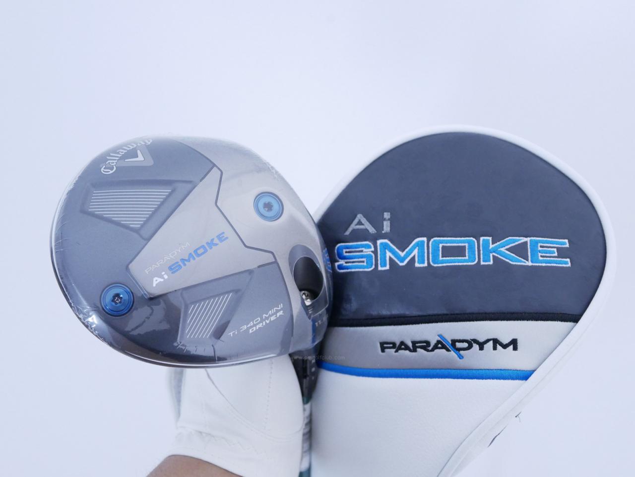 Driver : Callaway : **ของใหม่ ยังไม่แกะพลาสติก** มินิไดรเวอร์ Callaway Paradym Ai SMOKE Ti 340 Mini (รุ่นปี 2024 Japan Spec.) Loft 11.5 (ปรับได้) ก้าน Fujikura Speeder NX 50 Flex S