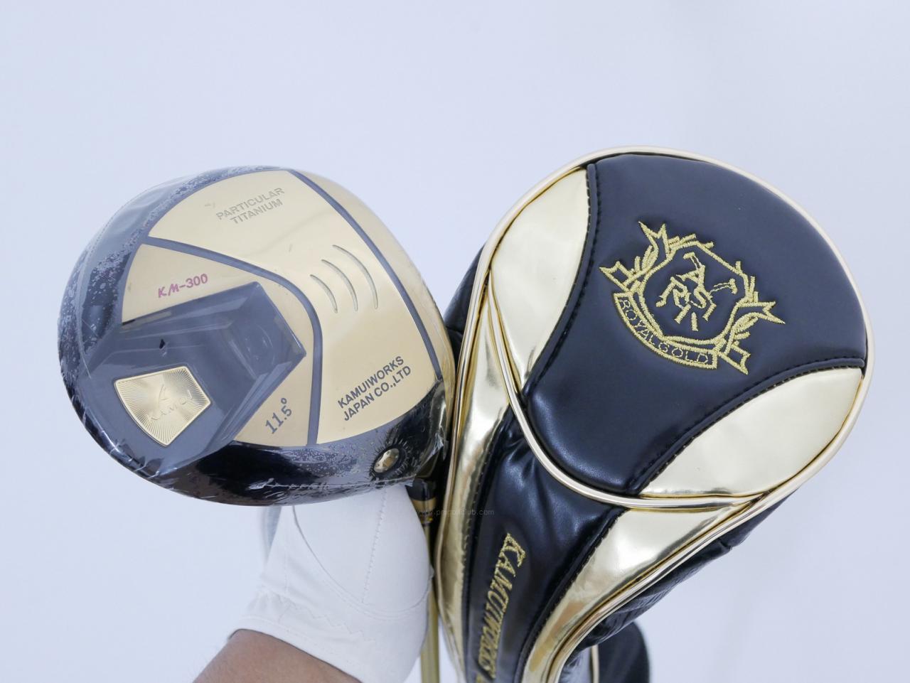 Driver : Kamuiworks : **ของใหม่ ยังไม่แกะพลาสติก** Kamuiworks KM-300 Gold (ปี 2018 หน้าเด้งเกินกฏ มีสปริงข้างใน) Loft 11.5 ก้าน Fujikura Dodecagon Flex R2