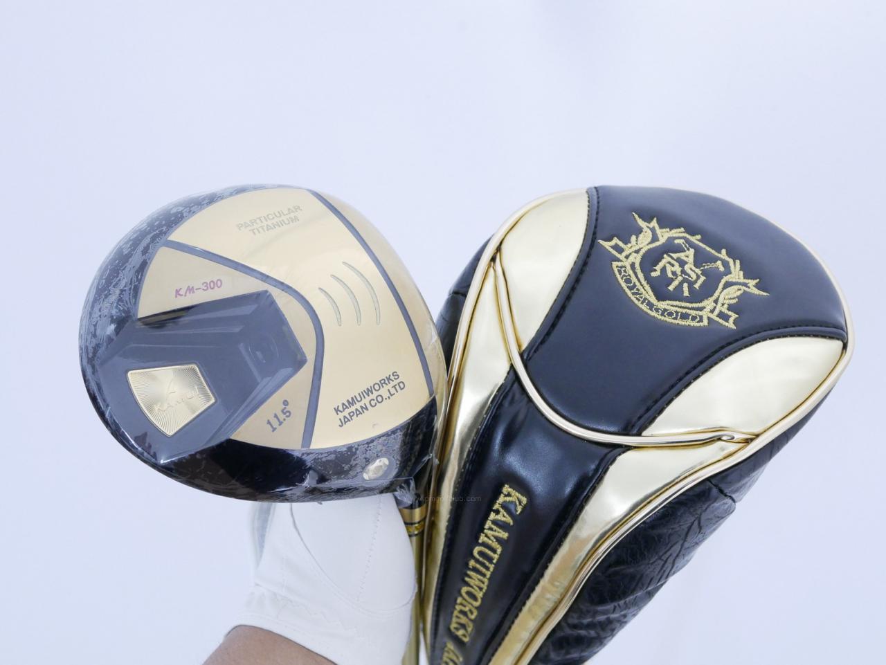 Driver : Kamuiworks : **ของใหม่ ยังไม่แกะพลาสติก** Kamuiworks KM-300 Gold (ปี 2018 หน้าเด้งเกินกฏ มีสปริงข้างใน) Loft 11.5 ก้าน Fujikura Dodecagon Flex R2