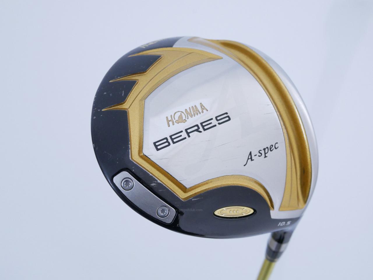 Driver : Honma : **ก้าน 3 ดาว** ไดรเวอร์ Honma Beres A-Spec II (ออกปี 2021 หน้าเด้งเกินกฏ) Loft 10.5 ก้าน ARMRQ A-Spec (47) Flex R (3 ดาว)