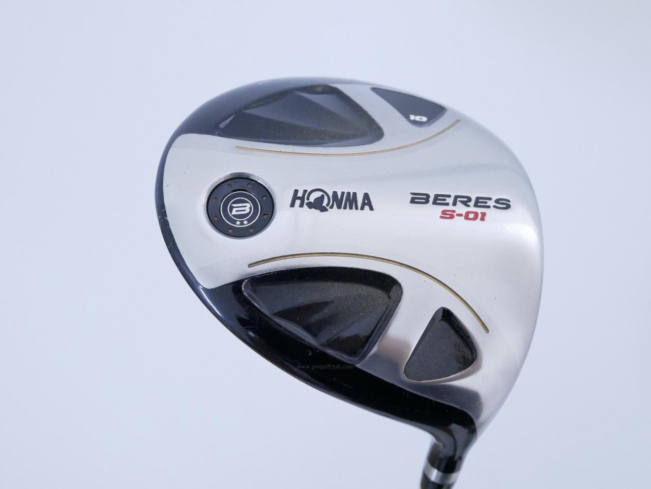 Driver : Honma : ไดรเวอร์ Honma Beres S-01 (460cc.) Loft 10 ก้าน ARMRQ 6 (49) Flex R (2 ดาว)