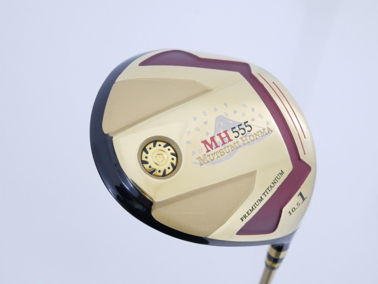 Driver : Other Brand : ไดรเวอร์ Mutsumi Honma MH555 (ปี 2022 หัวขนาด 555cc. หน้าเด้งเกินกฏ) Loft 10.5 Flex SR