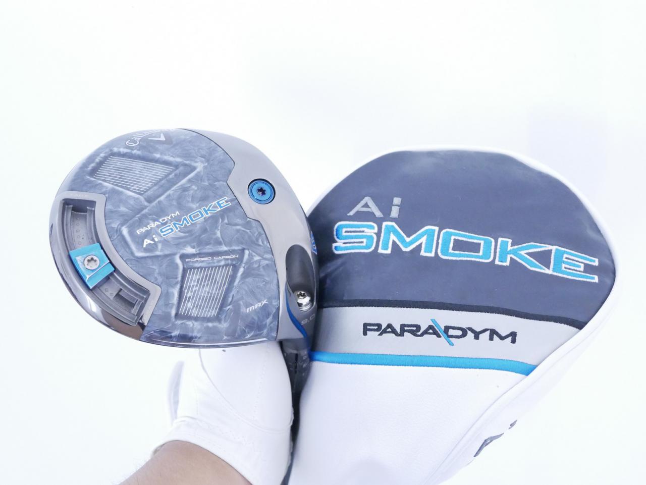 Driver : Callaway : ไดรเวอร์ Callaway Paradym Ai SMOKE MAX (รุ่นปี 2024 Japan Spec.) Loft 9 (ปรับได้) ก้าน Mitsubishi TENSEI 60 Flex SR