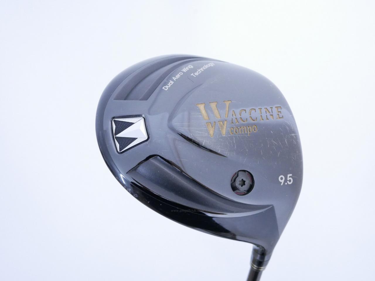 Driver : Other Brand : ไดรเวอร์ Waccine Compo Black (ออกปี 2020 รุ่นใหม่ ตีไกลมากๆ) Loft 9.5 สุดยอดก้านไดรเวอร์ Waccine Compo GR330TB Flex SR