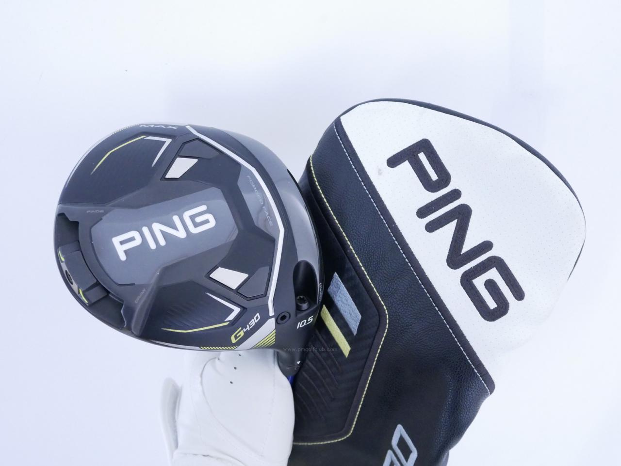 Driver : PING : ไดรเวอร์ Ping G430 Max (รุ่นปี 2023) Loft 10.5 (ปรับได้) สุดยอดก้าน Basileus 50 Flex R