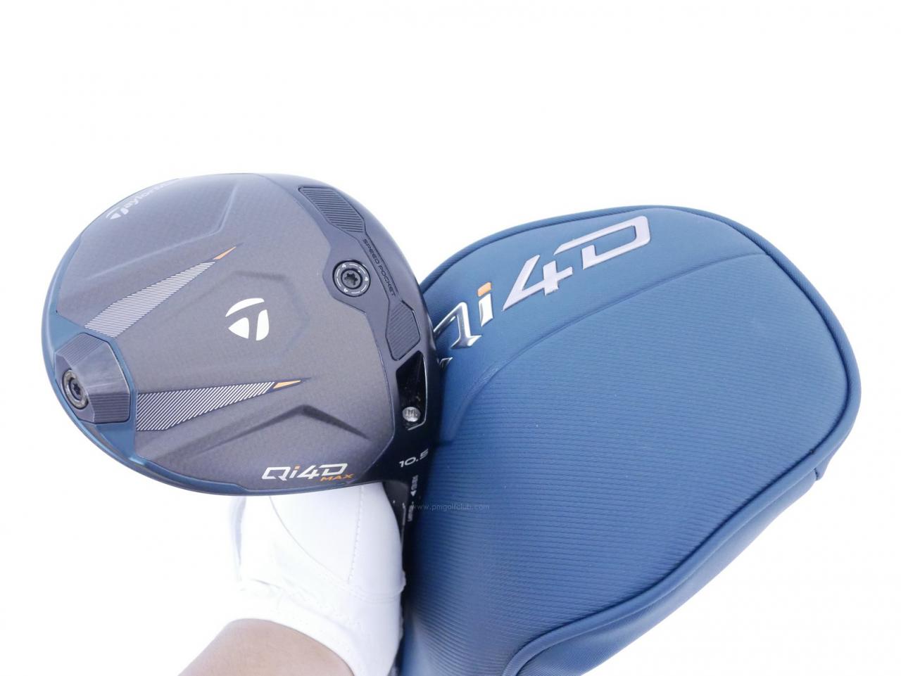 Driver : Taylormade : ไดรเวอร์ Taylormade Qi4D MAX (รุ่นใหม่ล่าสุด ออกปี 2026) Loft 10.5 ก้าน Mitsubishi REAX 50 Flex SR