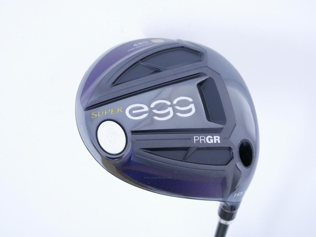 Driver : PRGR : ไดรเวอร์ PRGR Super EGG 480cc. (ปี 2021 หน้าเด้งเกินกฏ ตีไกลมาก) Loft 10.5 Flex SR (M-40)