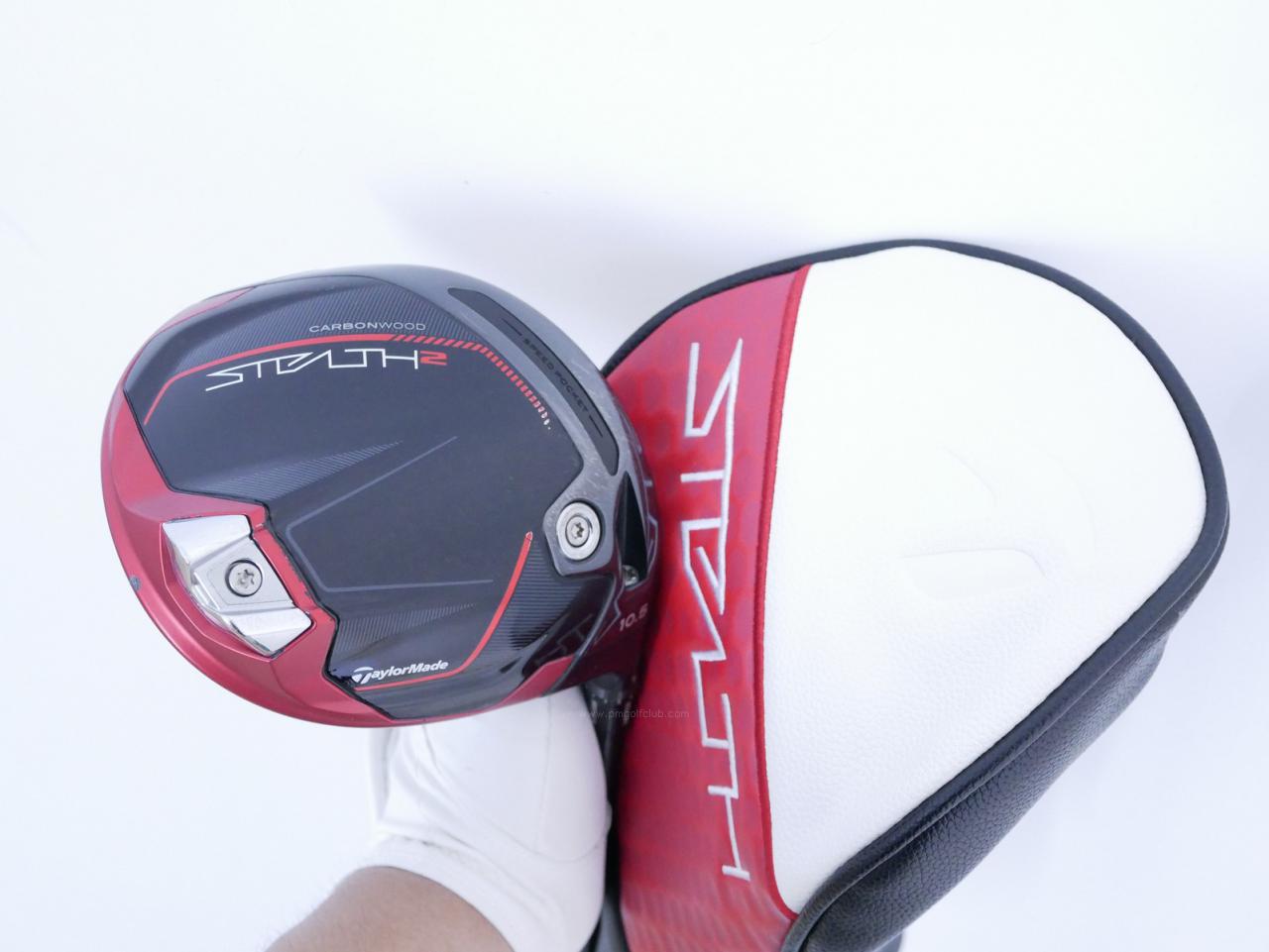 Driver : Taylormade : ไดรเวอร์ Taylormade Stealth 2 (รุ่นปี 2023) Loft 10.5 (ปรับได้) ก้าน Mitsubishi TENSEI TM50 Flex S