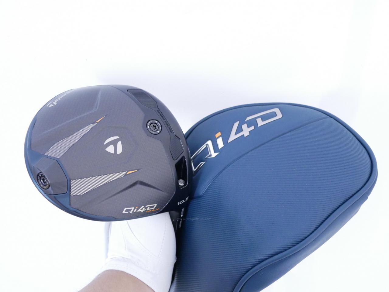 Driver : Taylormade : ไดรเวอร์ Taylormade Qi4D MAX (รุ่นใหม่ล่าสุด ออกปี 2026) Loft 10.5 ก้าน Mitsubishi REAX 50 Flex S