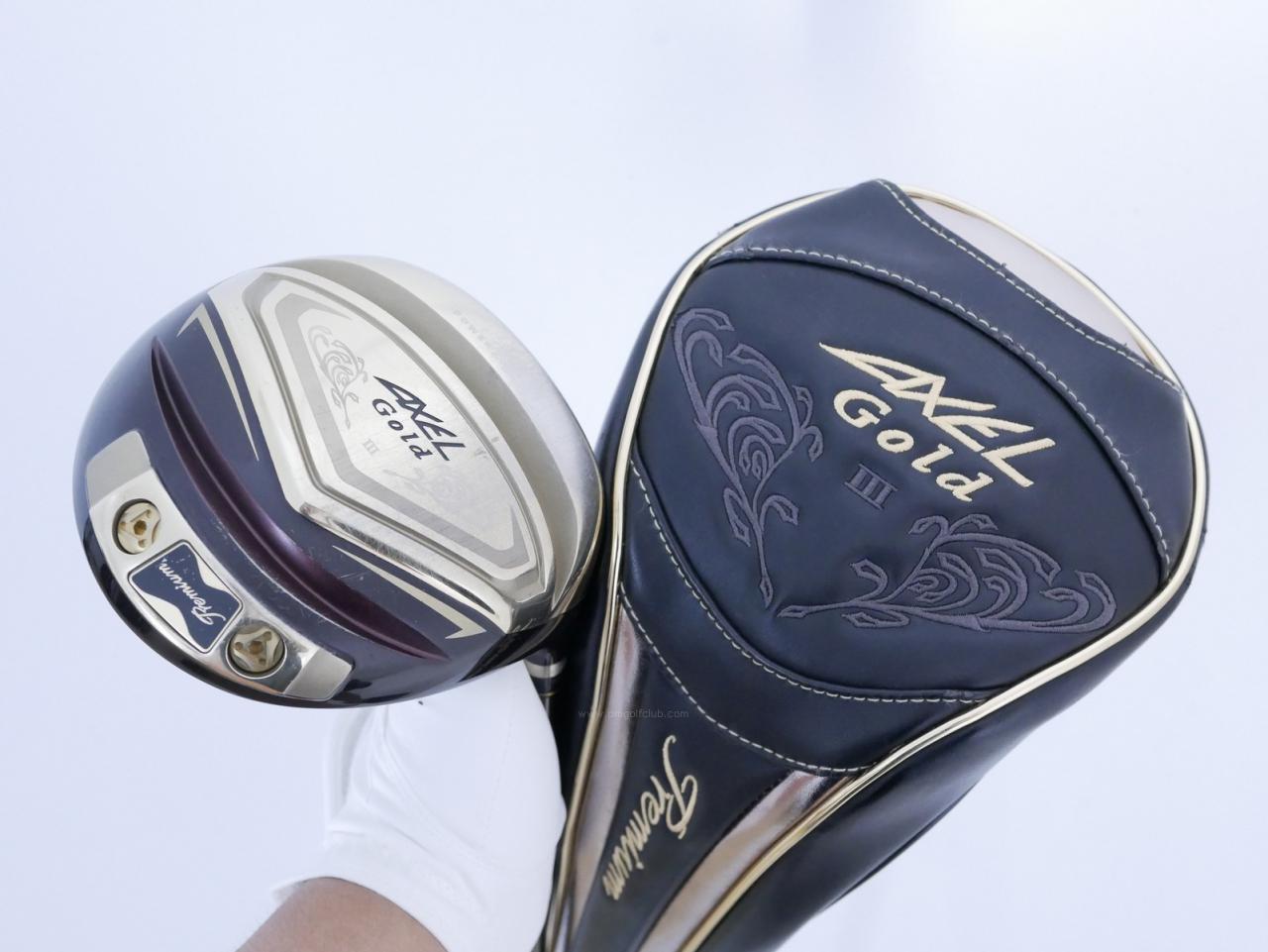 Driver : Tsuruya : Tsuruya AXEL Gold Premium III (รุ่นปี 2019 ตัวท๊อป หน้าเด้งสุดๆ COR 0.86 ของใหม่ 4 หมื่น) Loft 11 Flex R