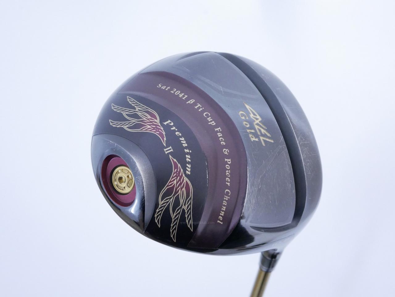 Driver : Tsuruya : Tsuruya AXEL Gold Premium II (รุ่นปี 2017 ตัวท๊อป หน้าเด้งสุดๆ COR 0.86 ของใหม่ 4 หมื่น) Loft 10.5 Flex S