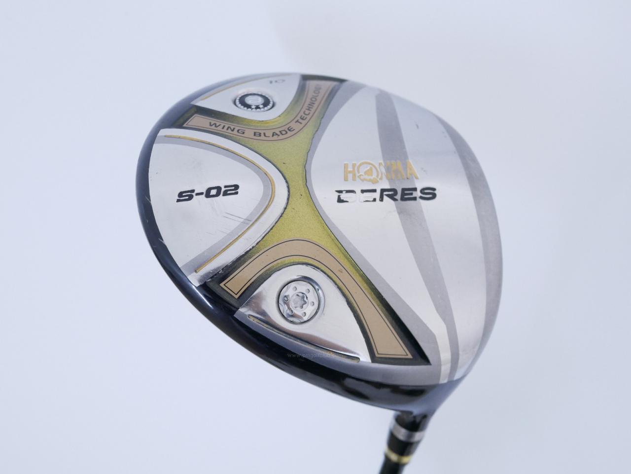 Driver : Honma : ไดรเวอร์ Honma Beres S-02 (460cc.) Loft 10 ก้าน ARMRQ 6 (45) Flex R (2 ดาว)