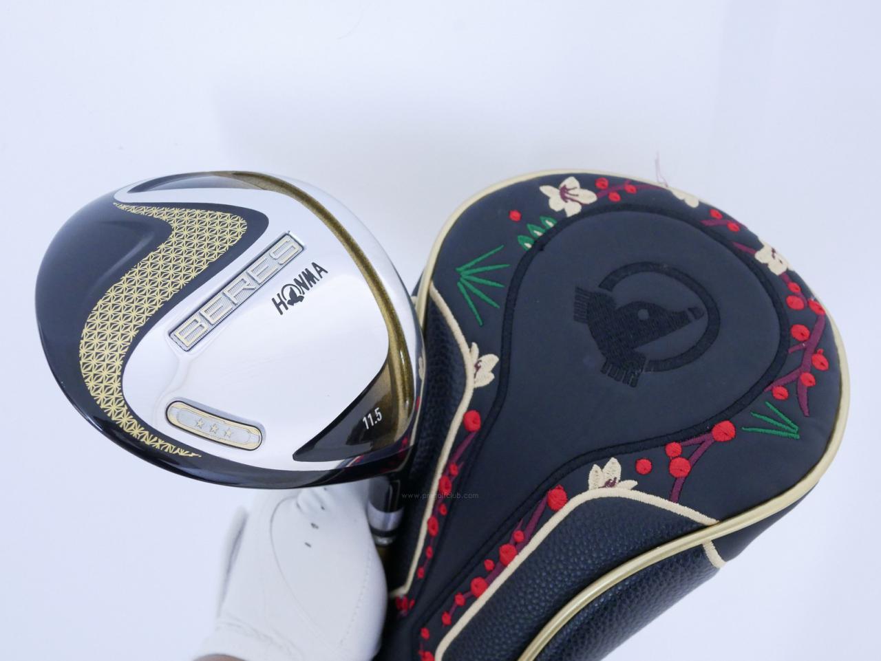 Driver : Honma : **ก้าน 3 ดาว** ไดรเวอร์ Honma Beres 2020 (ออกปี 2020) Loft 11.5 ก้าน Honma ARMRQ (42) Flex R (3 ดาว)