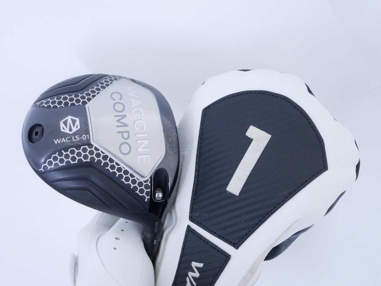Driver : Other Brand : ไดรเวอร์ Waccine Compo Wac LS-01 (ปี 2022 ตีไกล ตกวิ่งมาก) Loft 10 (ปรับได้) สุดยอดก้าน Waccine Compo GR350 Flex R