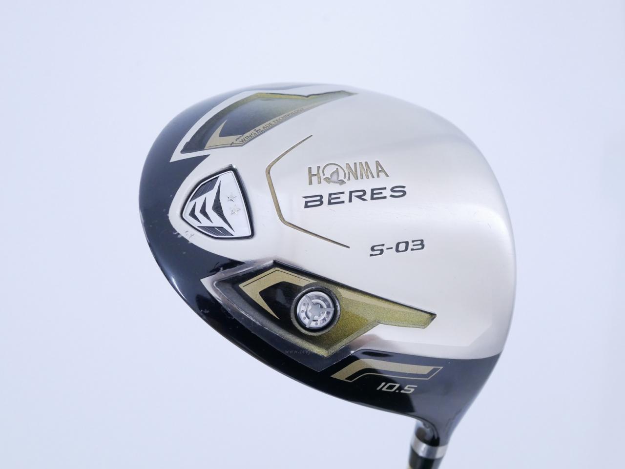 Driver : Honma : Honma Beres S-03 (ปี 2015) Loft 10.5 ก้าน ARMRQ 8 (49) Flex S (2 ดาว)