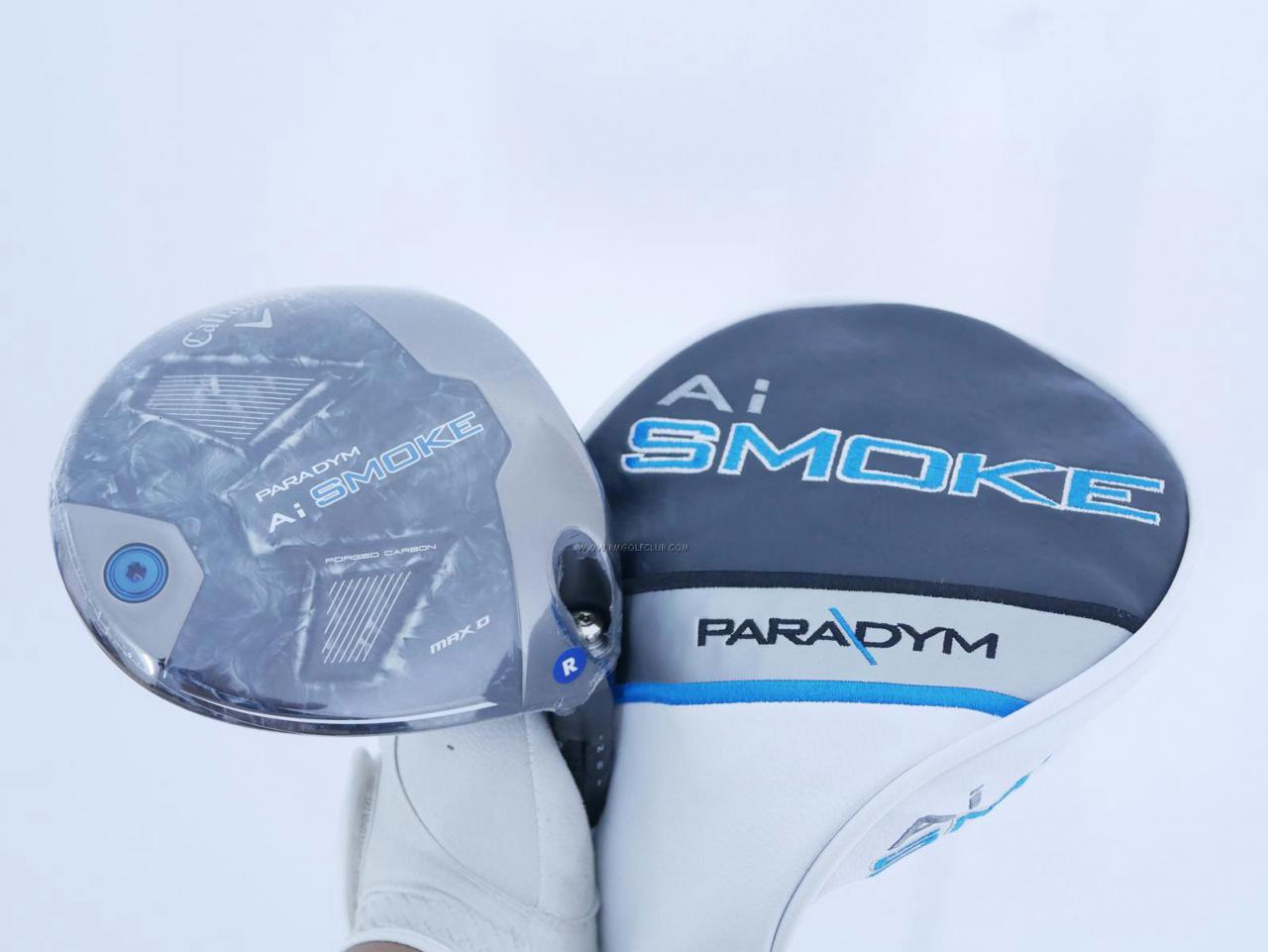 Driver : Callaway : **ของใหม่ ยังไม่แกะพลาสติก** ไดรเวอร์ Callaway Paradym Ai SMOKE MAX D (รุ่นล่าสุด ปี 2024 Japan Spec.) Loft 10.5 (ปรับได้) ก้าน Mitsubishi TENSEI 50 Flex R