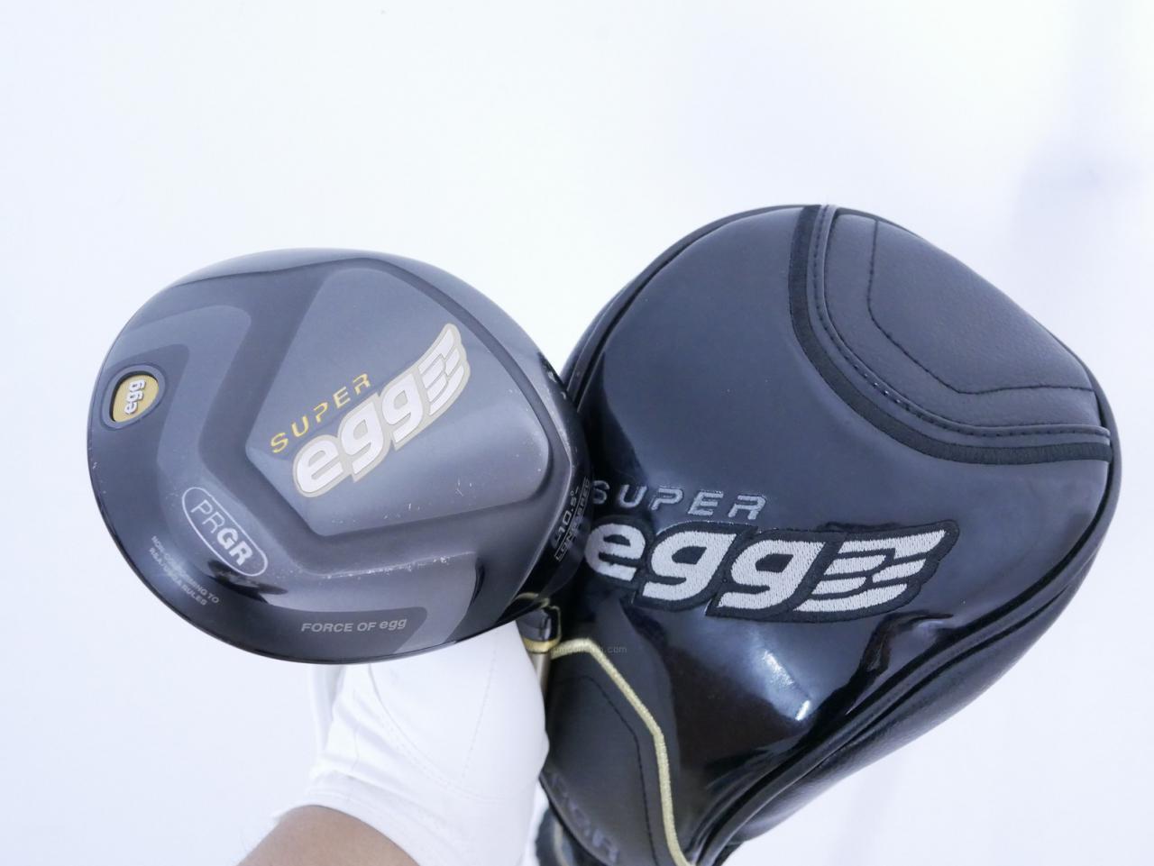 Driver : PRGR : ไดรเวอร์ PRGR Super EGG Long Spec (ปี 2017 หน้าเด้งเกินกฏ) Loft 10.5 ก้าน M-40 Flex SR