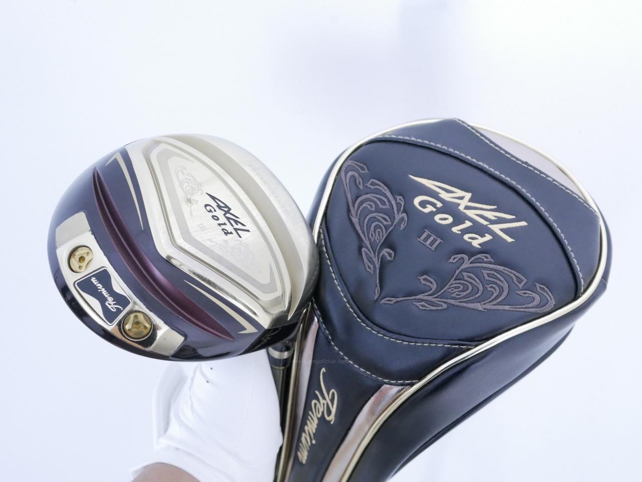 Driver : Tsuruya : Tsuruya AXEL Gold Premium III (รุ่นปี 2019 ตัวท๊อป หน้าเด้งสุดๆ COR 0.86 ของใหม่ 4 หมื่น) Loft 11 Flex R