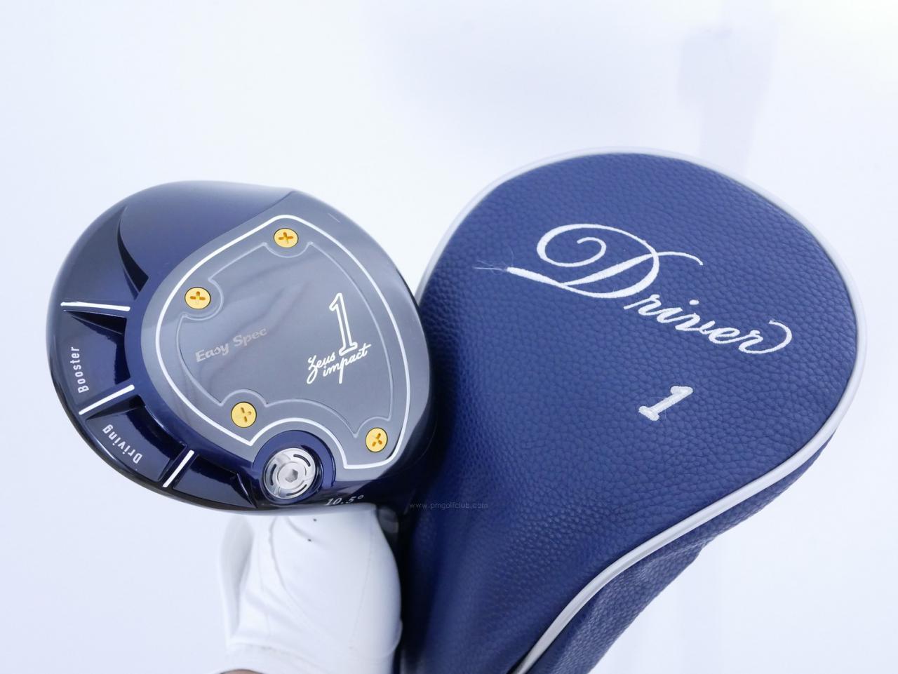 Driver : Kasco : ไดรเวอร์ Kasco ZEUS Impact Easy Spec Hi-Cor (รุ่นปี 2020 หน้าเด้งเกินกฏ หัวขนาด 480cc.) Loft 10.5 Flex R