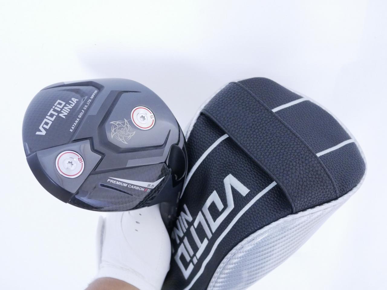 Driver : Katana : ไดรเวอร์ Katana Voltio NINJA Premium Carbon II TI (รุ่นใหม่ล่าสุด ออกปี 2025 ตีไกลมากๆ) Loft 9.5 ก้าน Tour AD VG-02 Flex SR