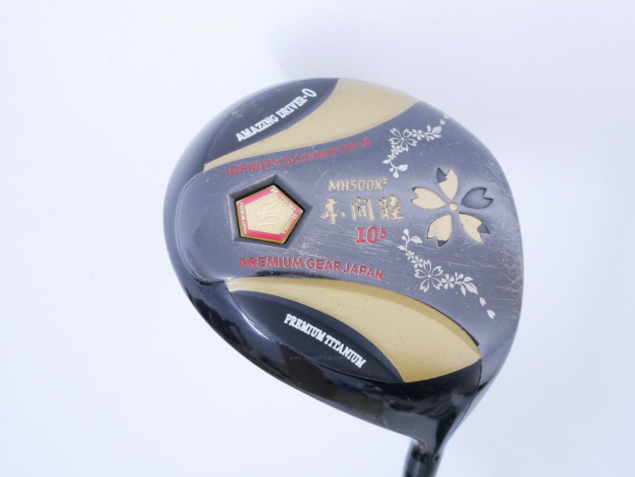 Driver : Other Brand : ไดรเวอร์ Mutsumi Honma MH500X2 (รุ่นปี 2020 หัวขนาด 500cc. หน้าเด้งเกินกฏ) Loft 10.5 Flex SR