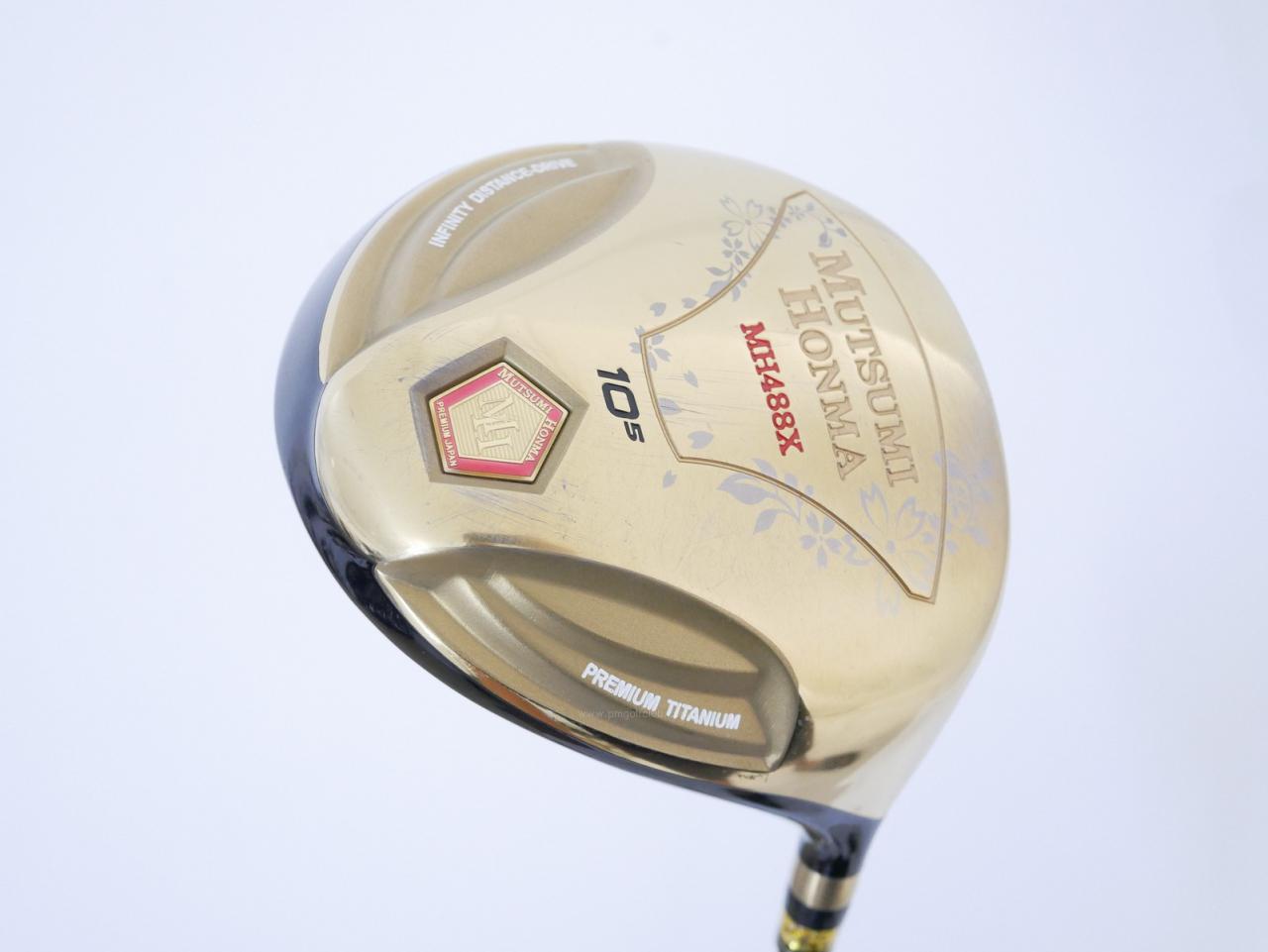 Driver : Other Brand : ไดรเวอร์ Mutsumi Honma MH488X (หัวขนาด 488cc. หน้าเด้งเกินกฏ) Loft 10.5 Flex R