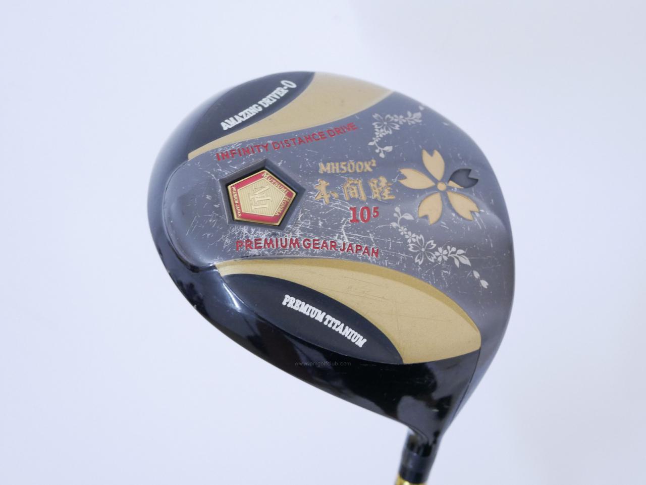Driver : Other Brand : **มีบุบ ก้านสั้น** ไดรเวอร์ Mutsumi Honma MH500X2 (รุ่นปี 2020 หัวขนาด 500cc. หน้าเด้งเกินกฏ) Loft 10.5 Flex SR