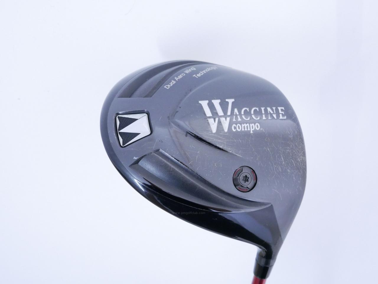 Driver : Other Brand : ไดรเวอร์ Waccine Compo Black (ออกปี 2020 ตีไกลมากๆ) Loft - ก้าน Mitsubishi Bassara W33 Flex R
