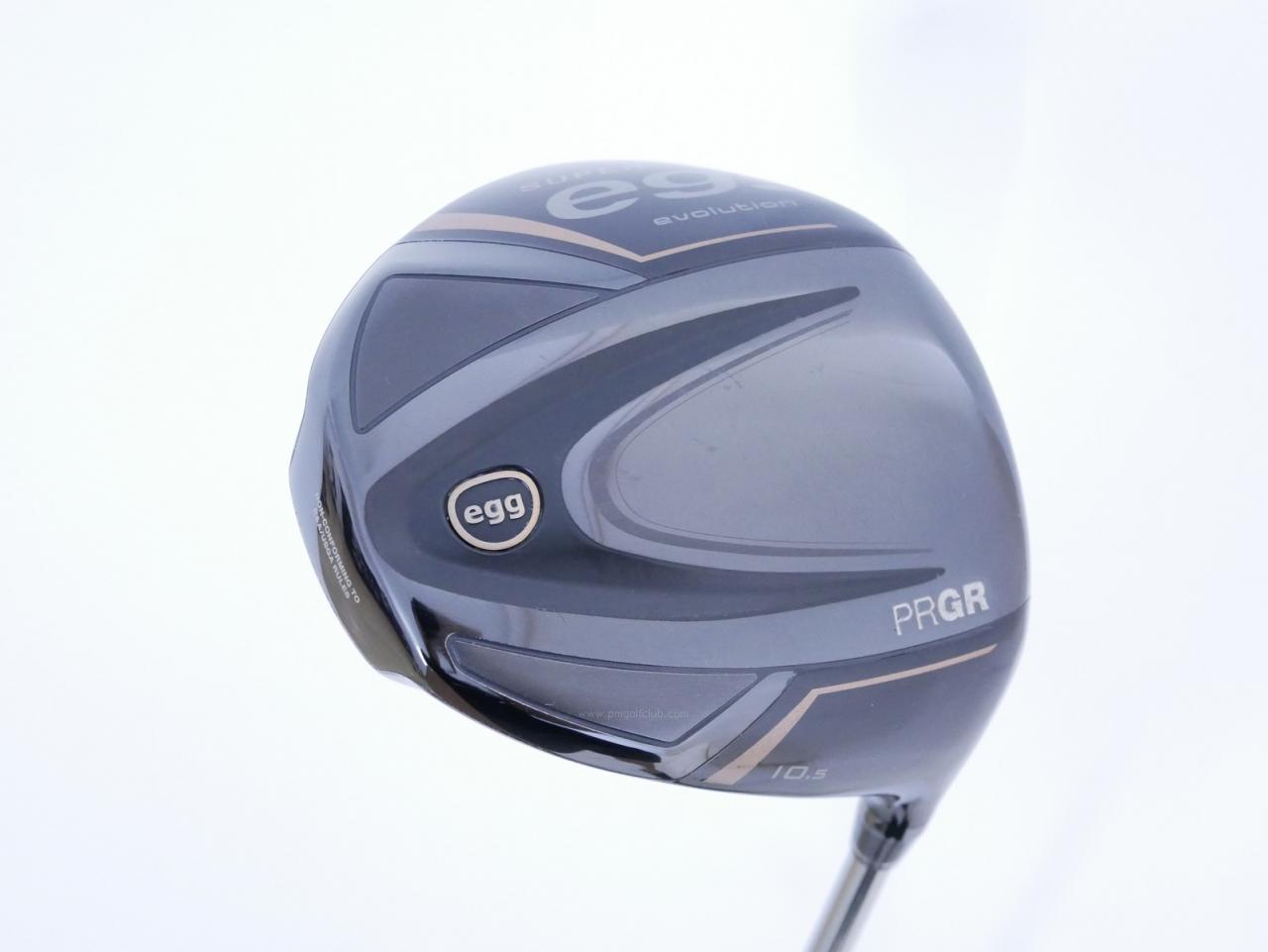 Driver : PRGR : ไดรเวอร์ PRGR Super EGG Evolution 500cc. (รุ่นล่าสุด ออกปี 2024 หน้าเด้งเกินกฏ ตีไกลมาก) Loft 10.5 Flex R (M-37)