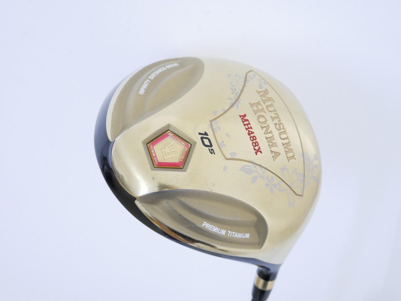 Driver : Other Brand : ไดรเวอร์ Mutsumi Honma MH488X (หัวขนาด 488cc. หน้าเด้งเกินกฏ) Loft 10.5 ก้าน Fujikura Speeder SLK 5 Flex R