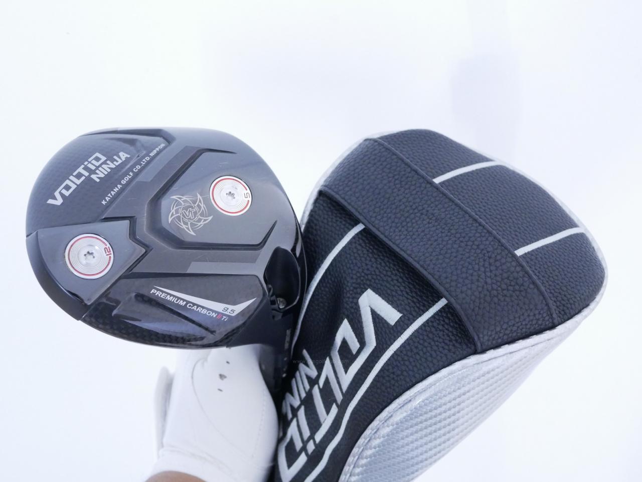 Driver : Katana : ไดรเวอร์ Katana Voltio NINJA Premium Carbon II TI (รุ่นใหม่ล่าสุด ออกปี 2025 ตีไกลมากๆ) Loft 9.5 ก้าน Tour AD VG-02 Flex SR