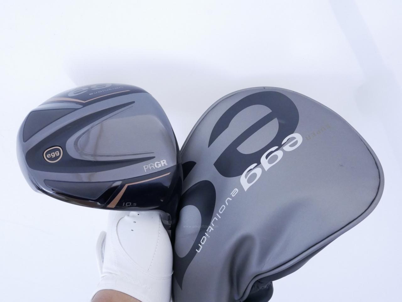 Driver : PRGR : ไดรเวอร์ PRGR Super EGG Evolution 500cc. (ออกปี 2024 หน้าเด้งเกินกฏ ตีไกลมาก) Loft 10.5 Flex SR (M-40)