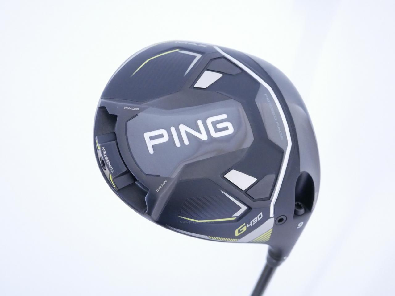 Driver : PING : ไดรเวอร์ Ping G430 Max (รุ่นปี 2023) Loft 9 (ปรับได้) ก้าน Ping Alta J CB Flex S