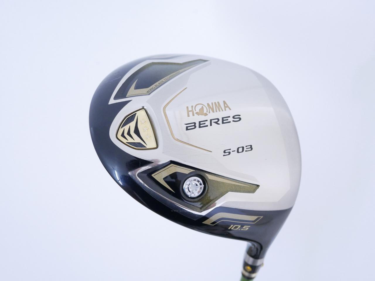 Driver : Honma : **ก้าน 3 ดาว** Honma Beres S-03 (ปี 2015) Loft 10.5 ก้าน ARMRQ 8 (45) Flex R (3 ดาว)