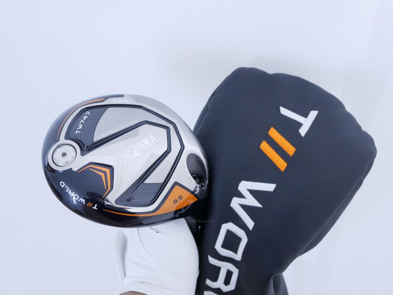 Driver : Honma : ไดรเวอร์ Honma Tour World TW747 455 (ออกปี 2019) Loft 9.5 ก้าน Honma Vizard FD-6 Flex S