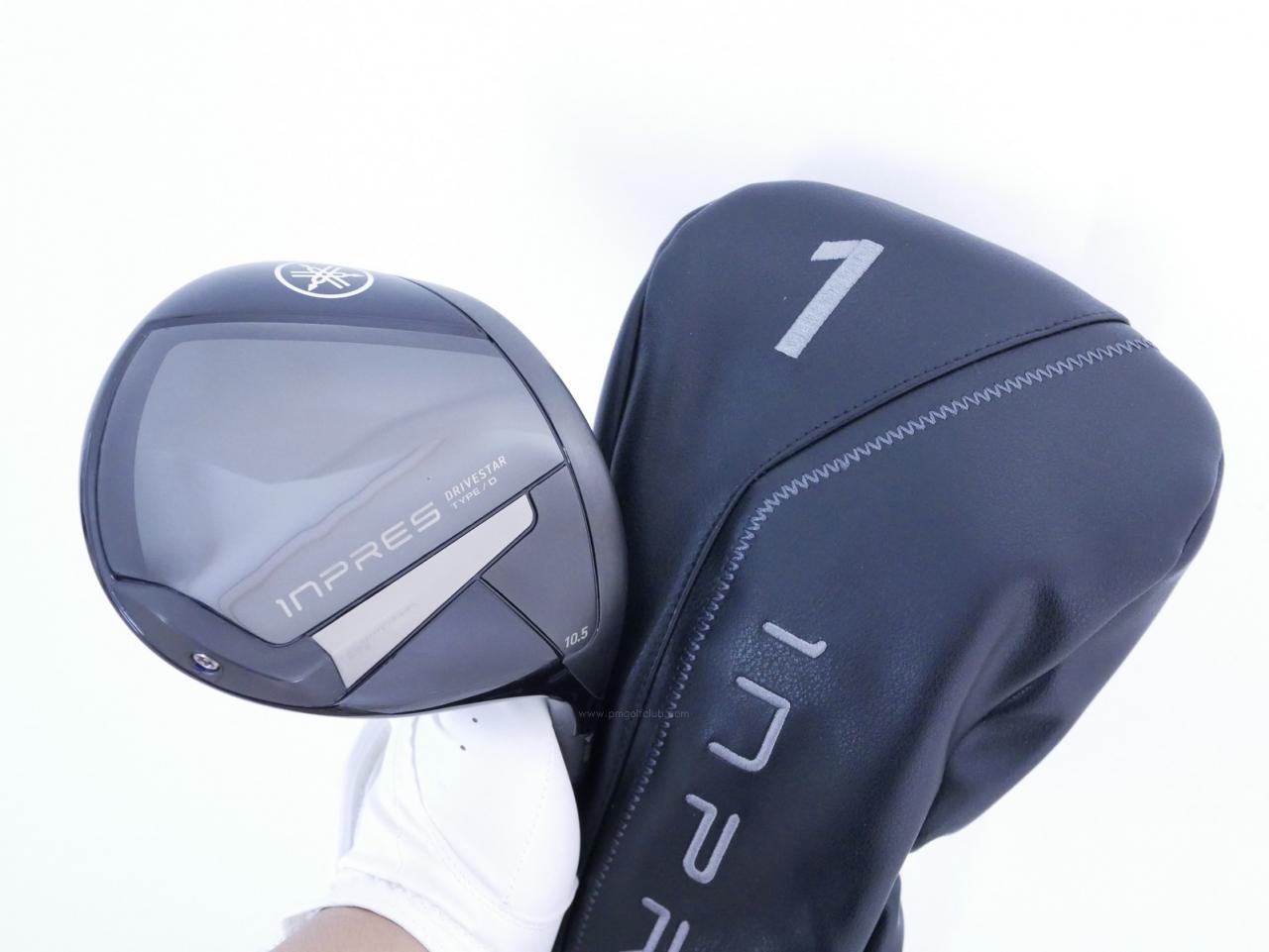 Driver : Yamaha : ไดรเวอร์ Yamaha Inpres DriveStar Type D (รุ่นล่าสุด ออกปี 2024 ตีไกล ตีมันมากๆ) Loft 10.5 ก้าน Fujikura Speeder NX TM-425d Flex SR