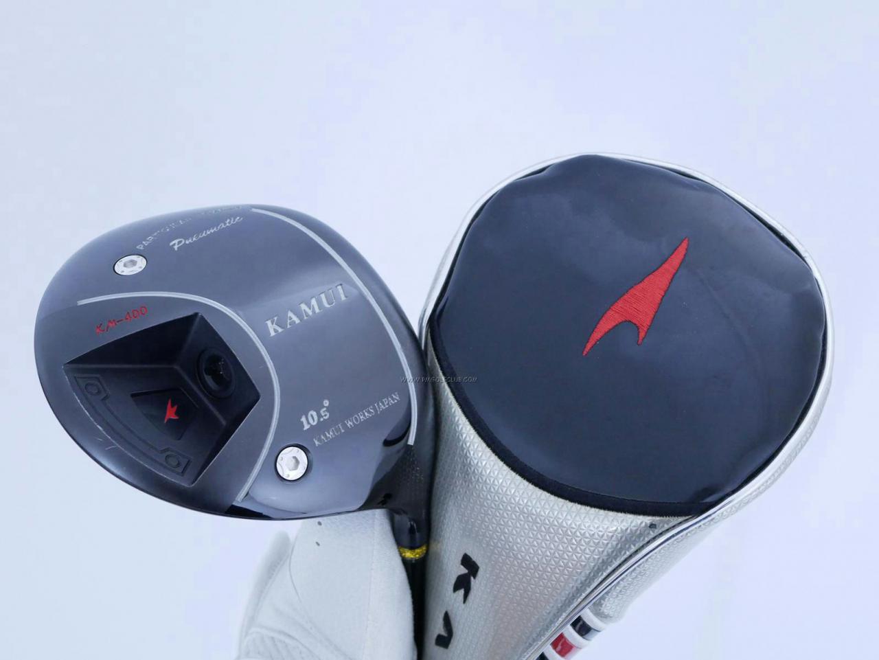 Driver : Kamuiworks : ไดรเวอร์ Kamuiworks KM-400 Non-Conforming (ปี 2020 หน้าเด้งเกินกฏ ไกลมากๆ มีสปริงข้างใน) Loft 10.5 ก้าน Fujikura Double Kick Flex R
