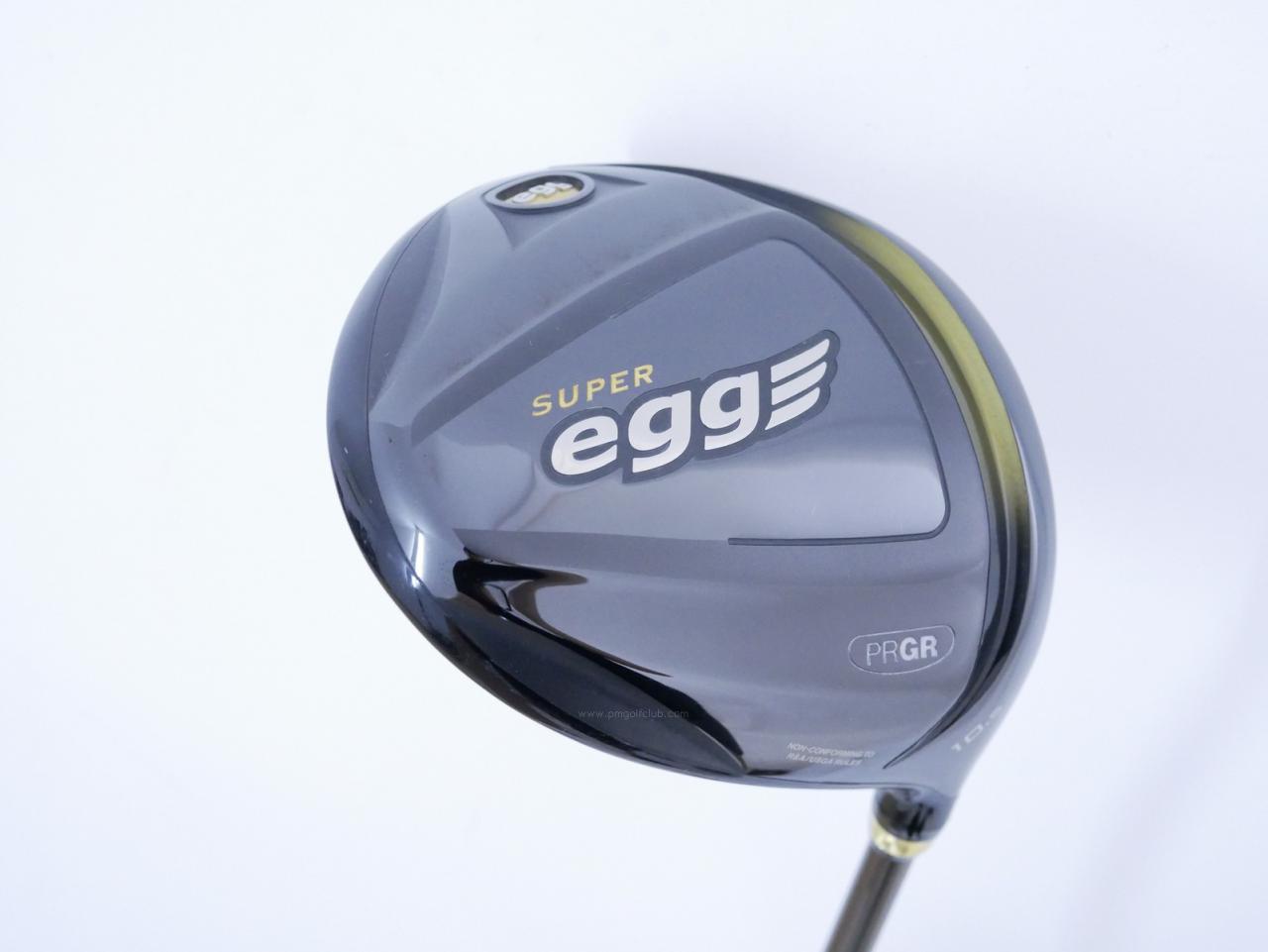 Driver : PRGR : ไดรเวอร์ PRGR Super EGG (ปี 2019 หน้าเด้งเกินกฏ COR 0.86) Loft 10.5 ก้าน M-37 Flex R