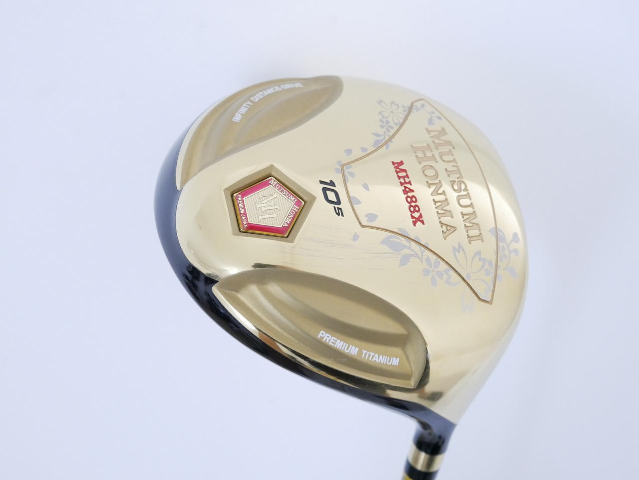 Driver : Other Brand : ไดรเวอร์ Mutsumi Honma MH488X (หัวขนาด 488cc. หน้าเด้งเกินกฏ) Loft 10.5 Flex SR