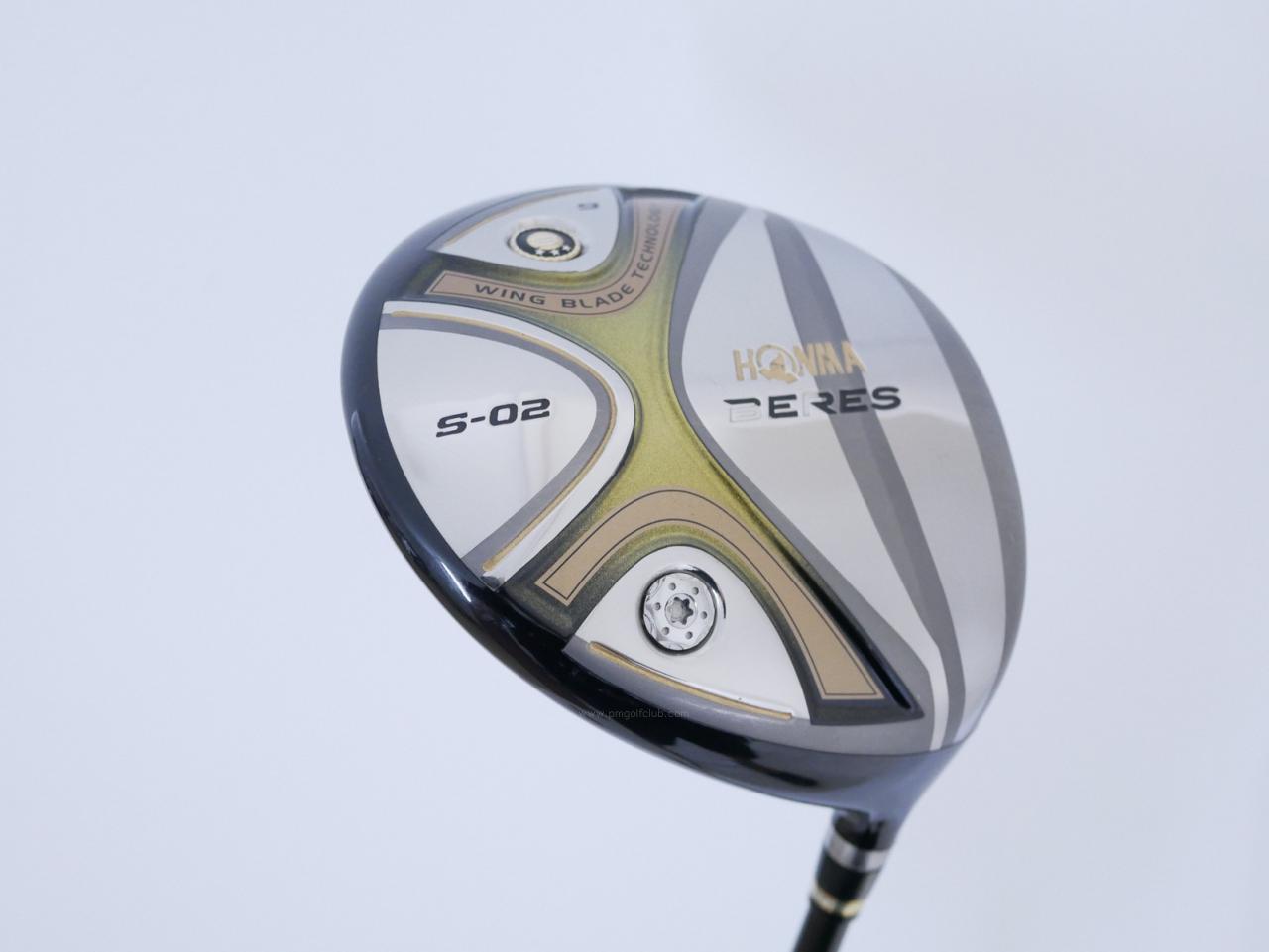 Driver : Honma : **ก้าน 3 ดาว** ไดรเวอร์ Honma Beres S-02 C+ (460cc.) Loft 9 ก้าน ARMRQ 6 (49) Flex SR (3 ดาว)