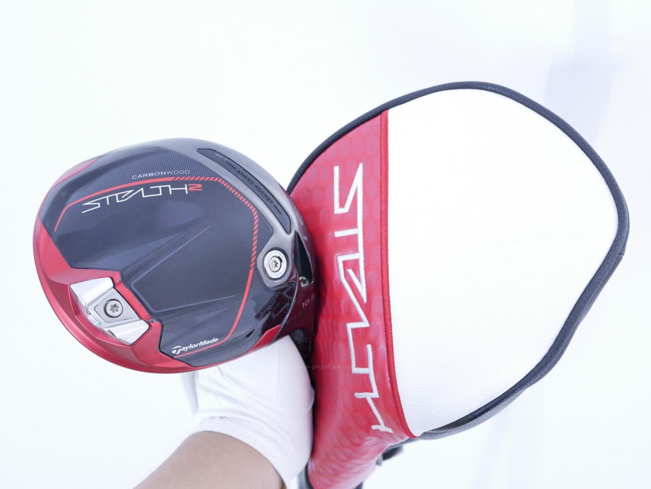 Driver : Taylormade : ไดรเวอร์ Taylormade Stealth 2 (รุ่นปี 2023) Loft 10.5 (ปรับได้) ก้าน Mitsubishi TENSEI TM50 Flex S
