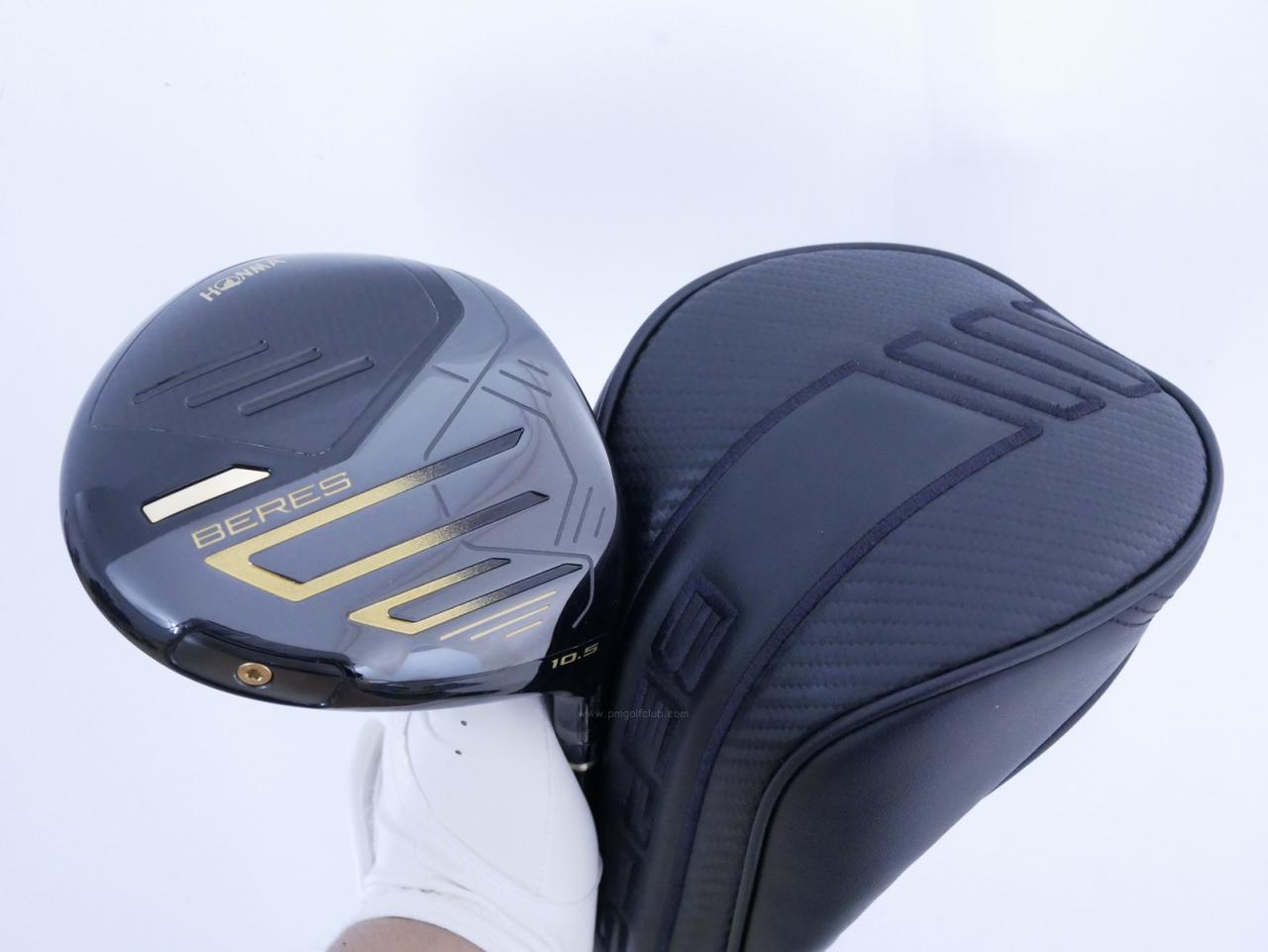 Driver : Honma : ไดรเวอร์ Honma Beres 09 Black (รุ่นล่าสุด ออกปี 2024) Loft 10.5 ก้าน Honma ARMRQ FX Black Flex R