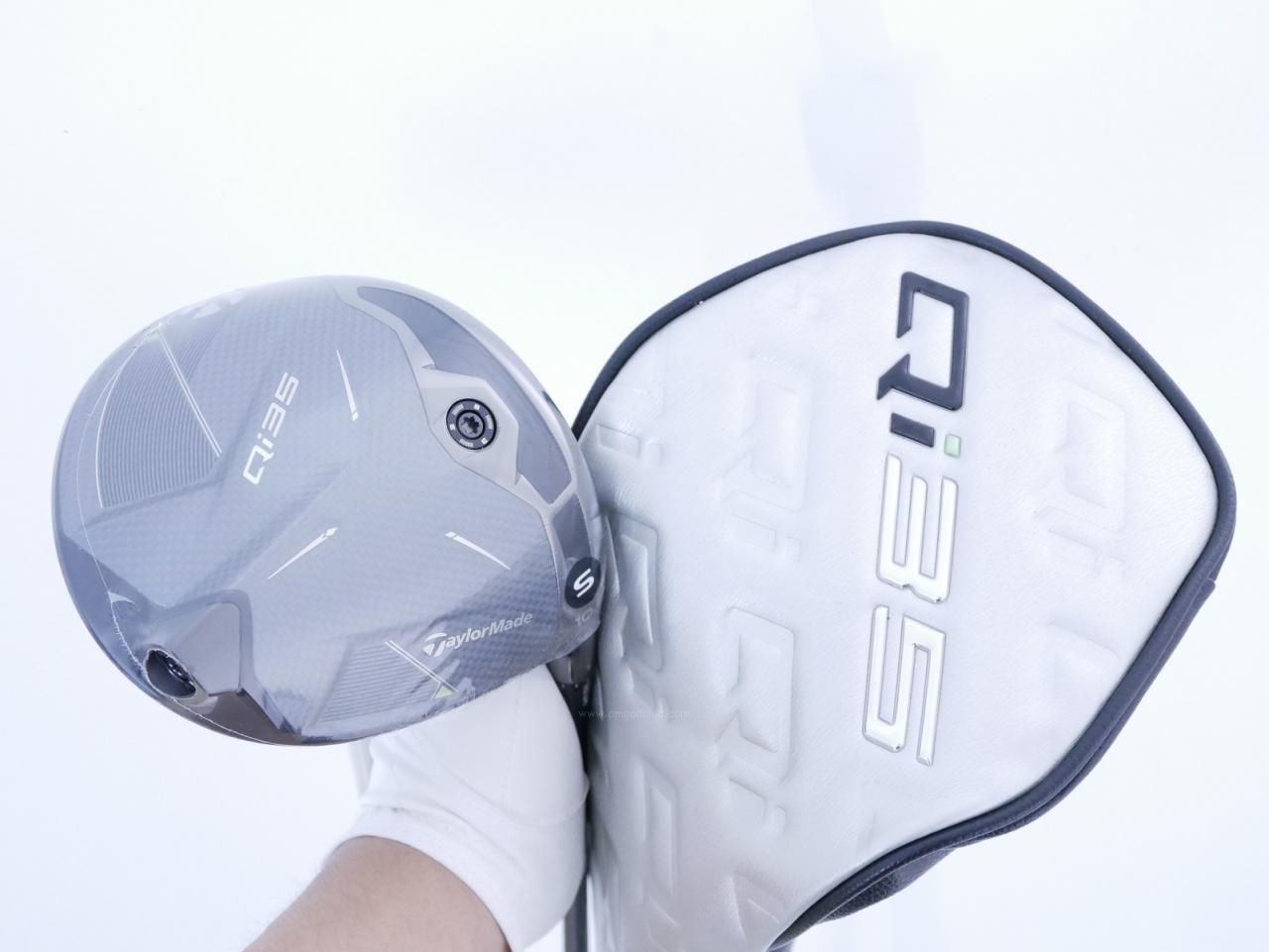 Driver : Taylormade : **ของใหม่ ยังไม่แกะพลาสติก** ไดรเวอร์ Taylormade Qi35 (รุ่นใหม่ล่าสุด ปี 2025) Loft 10.5 ก้าน Mitsubishi Diamana TM50 Flex S