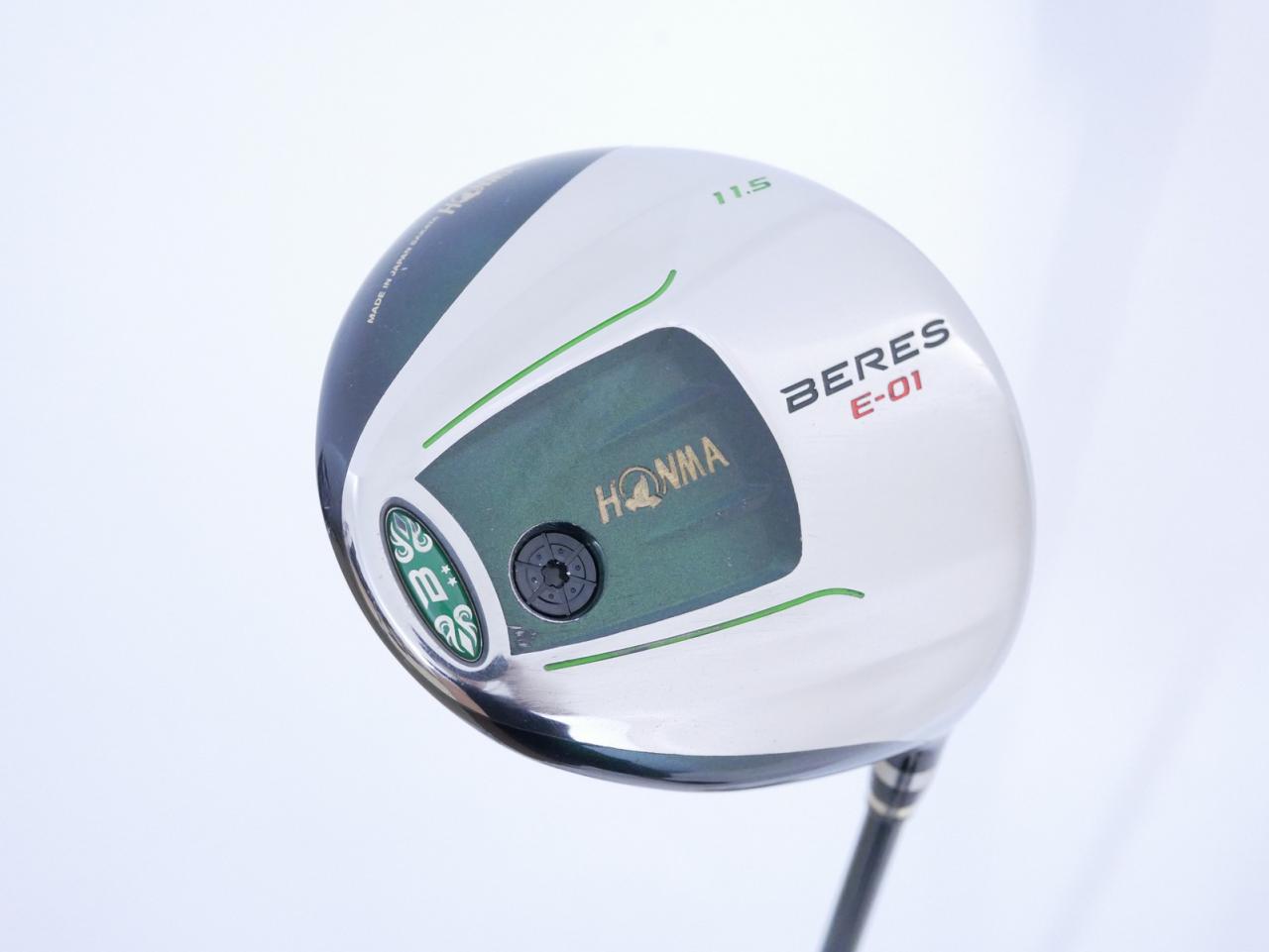Driver : Honma : ไดรเวอร์ Honma Beres E-01 (เหมาะกับซีเนียร์) Loft 11.5 ก้าน ARMRQ 6 (45) FLex R (2 ดาว)