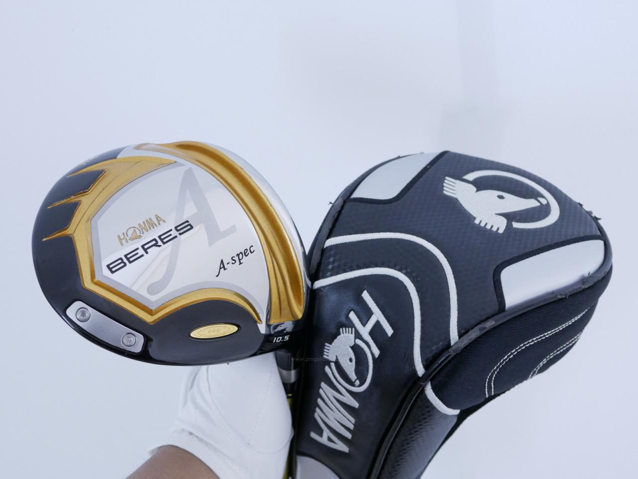 Driver : Honma : **ก้าน 3 ดาว** ไดรเวอร์ Honma Beres A-Spec II (ออกปี 2021 หน้าเด้งเกินกฏ) Loft 10.5 ก้าน ARMRQ A-Spec (47) Flex R (3 ดาว)